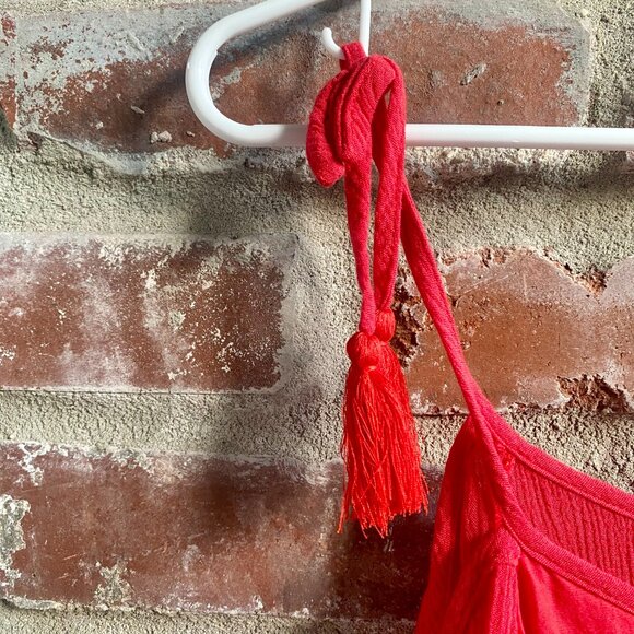 Xhilaration Women's Red Cold-Shoulder Top, size XL - Picture 3 of 8